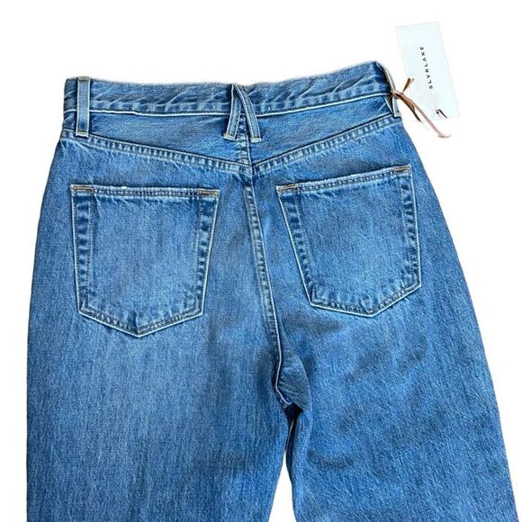 Revolve SLVRLAKE Beatnik High Waist Ankle Straight Leg Jeans sz 27 Rockaway blue - Picture 7 of 10